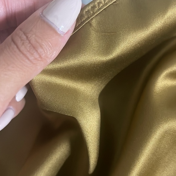Zara satin mustard color top - Picture 6 of 6